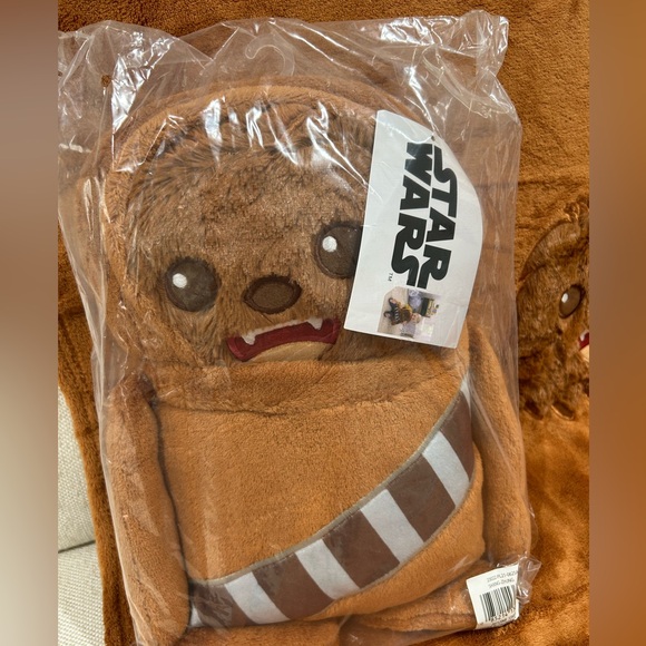 Disney Star Wars Chewbacca Plush Toddler Blanket Size 30X40 NWT - Picture 2 of 5